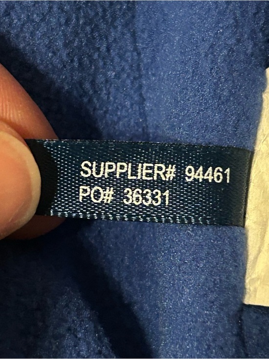 Polo Ralph Lauren Mens Medium Zip-Up Jacket Royal with Red Pony Fleeced Lined - Picture 7 of 9